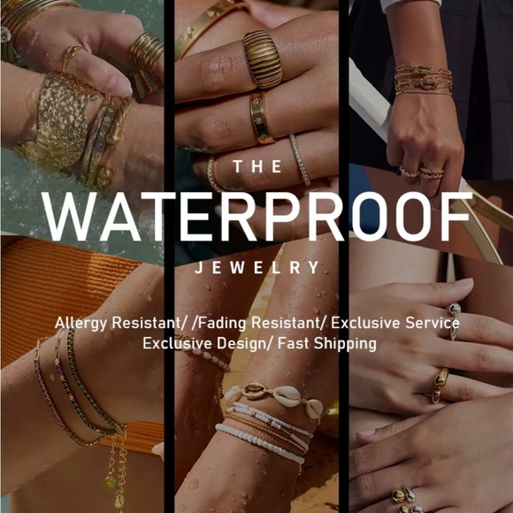 Necklace & Bracelet Set ⭐️ 18K Gold Plated Twist Chain - Picture 7 of 7